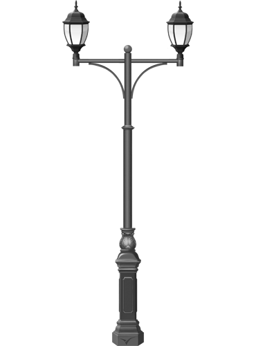 Купить чугунный фонарный столб 3 метра
